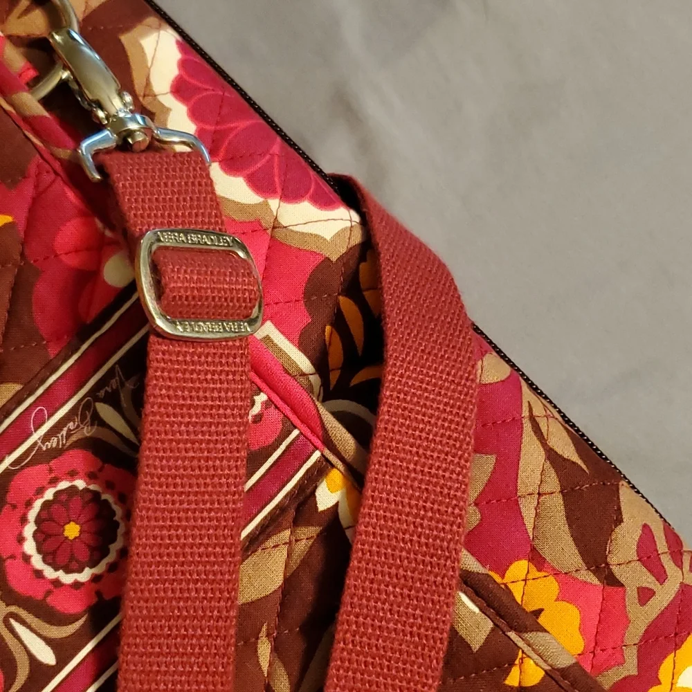 Vera Bradley crossbody hard case under fabric for electronic device